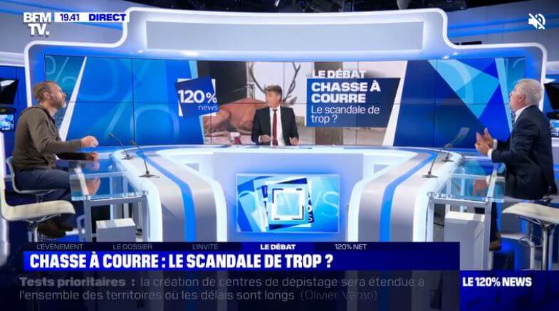 Pierre Rigaux face à Thierry Coste sur le plateau de BFMTV